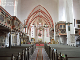 Kirchenbankheizung in der St. Marien Kirche in Weida Kirchenheizung für die St. Marien Kirche in Weida